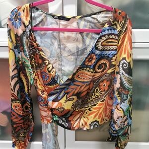 Zara crop top Size S